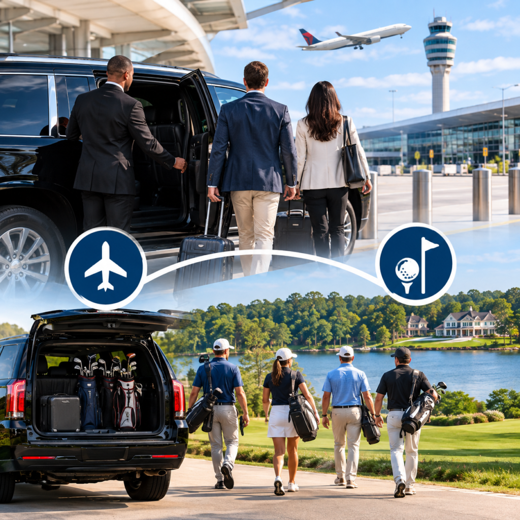 Luxury airport transportation with private SUV service in Lake Oconee, Georgia