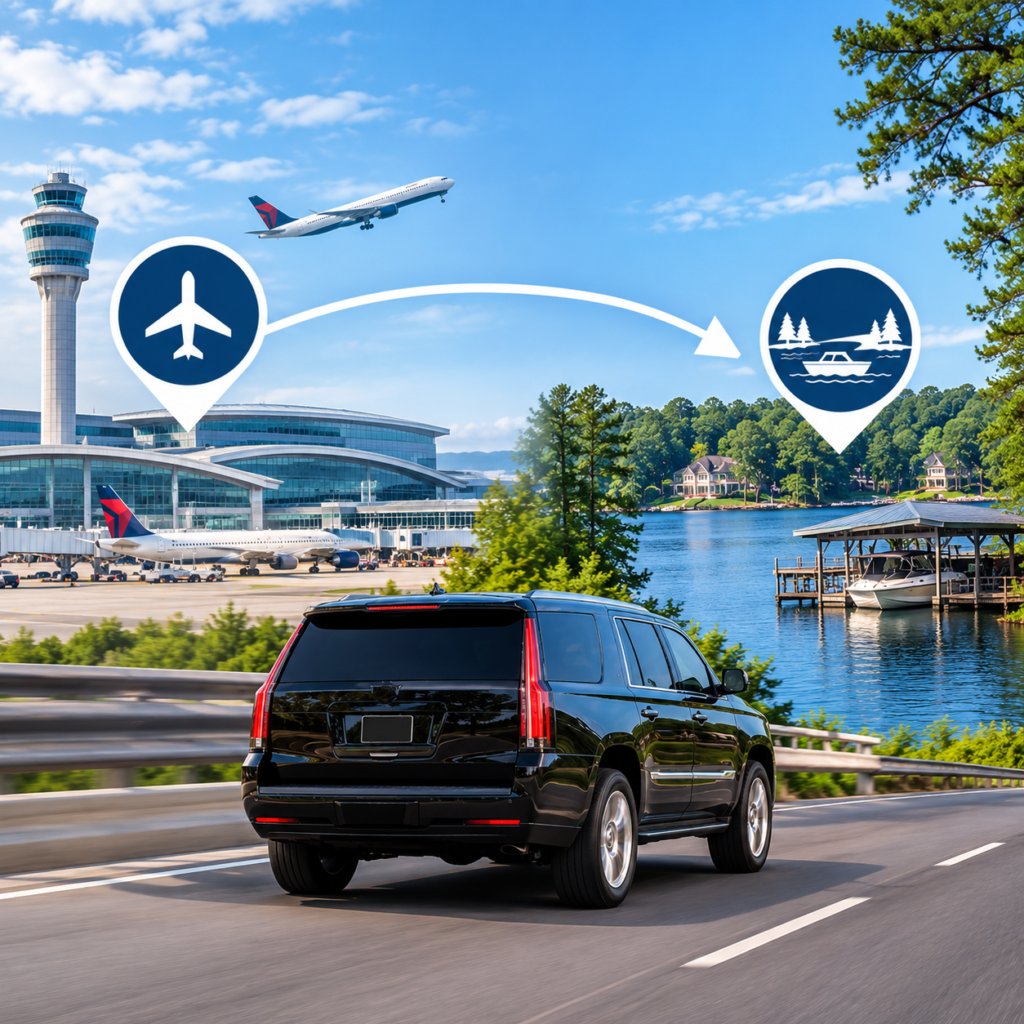 Airport transportation for golfers and groups traveling to Lake Oconee