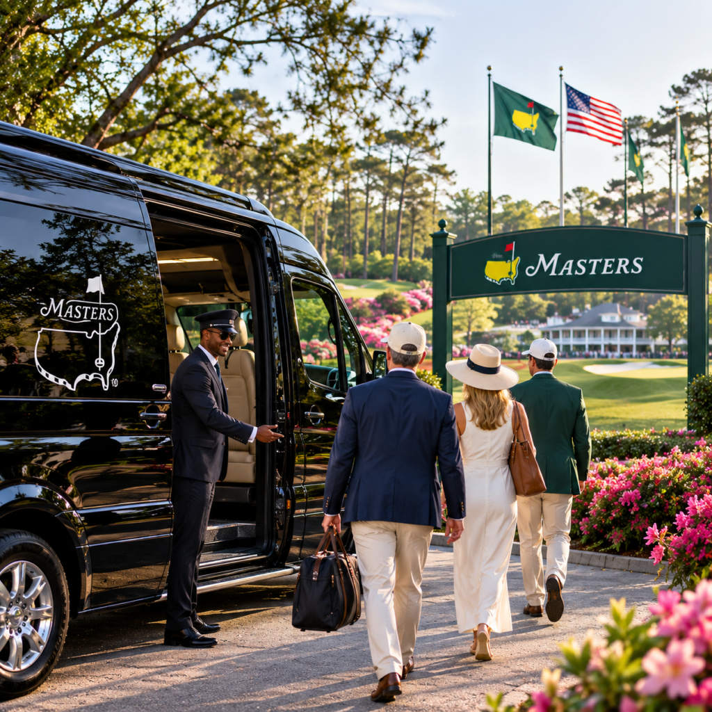 Luxury transportation for Masters Tournament visitors in Augusta, Georgia